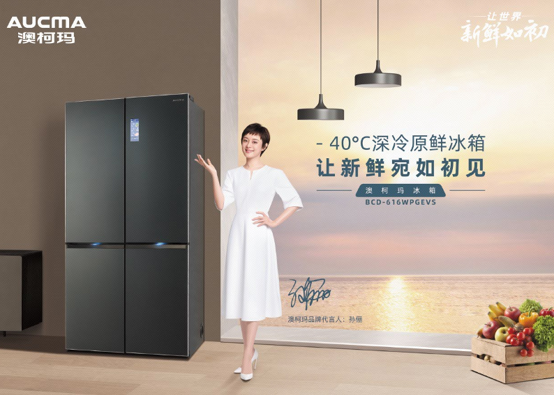 智慧儲鮮，澳柯瑪十字對開(kāi)冰箱新品熱銷(xiāo)